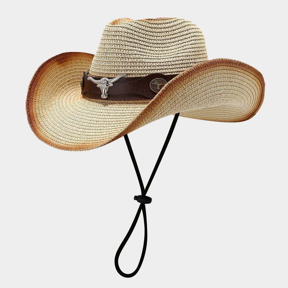 Cowboy Hat Straw - Nieuwe Amerikaanse Western Style Cowboy Strohoed,