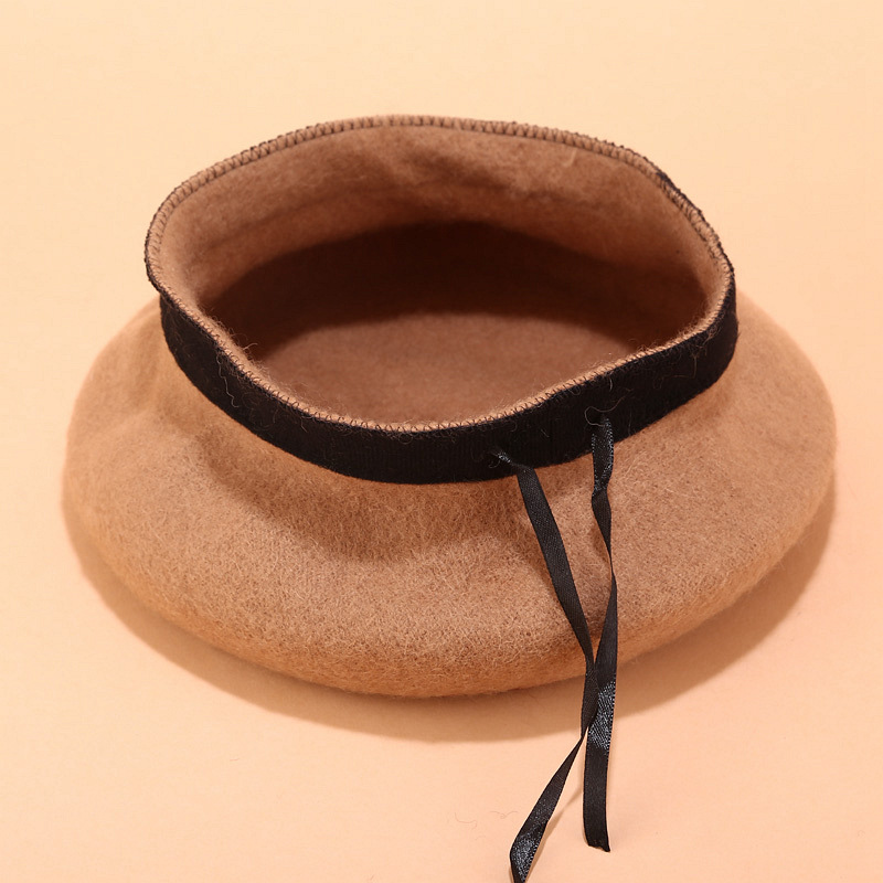 Beret French Wool - 15 kleuren, damesmodel, baret van puur