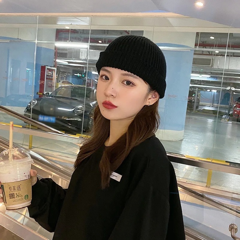 Herfst Winter Unisex effen kle - Beanie Cuffed Knit recensie en prijs