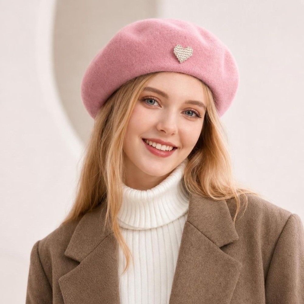Modieuze warme winterwollen ba - Beret French Wool recensie en prijs
