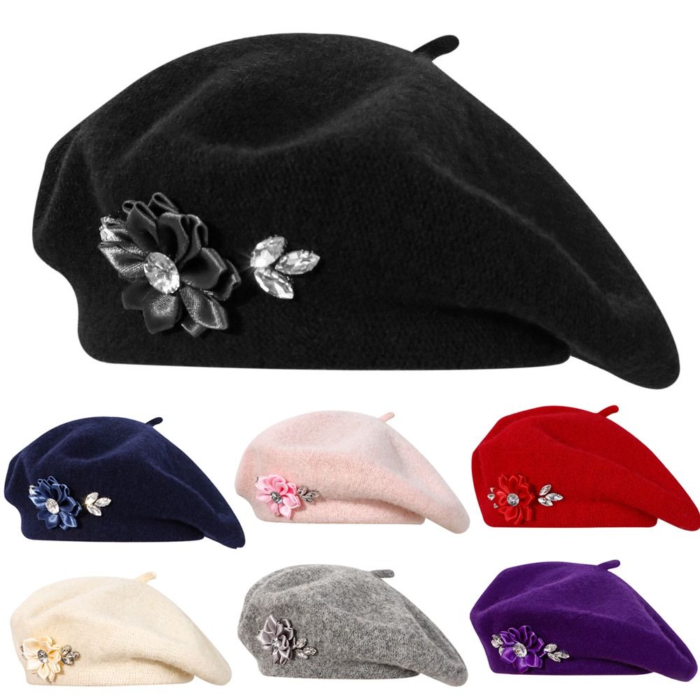 Zachte wollen gebreide baret m - Beret French Wool recensie en prijs