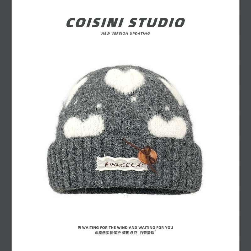 Zachte, gebreide mutsen met ee - Beanie Cuffed Knit recensie en prijs