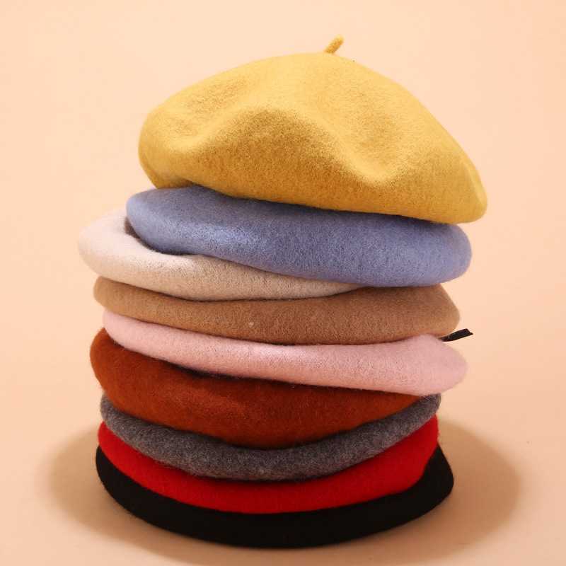 15 kleuren, damesmodel, baret  - Beret French Wool recensie en prijs