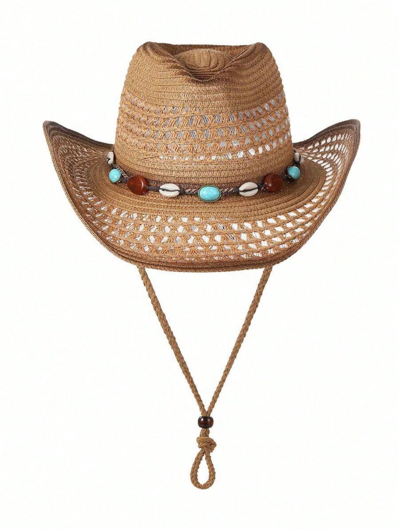 Unisex bruine holle strohoed,  - Cowboy Hat Straw recensie en prijs